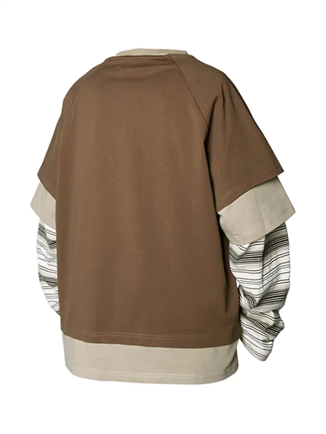RELABEL | Layered Lace-Up Sweatshirt