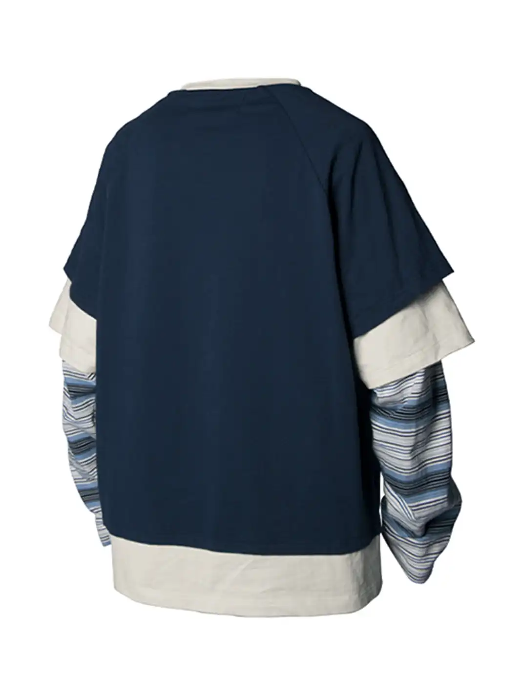 RELABEL | Layered Lace-Up Sweatshirt