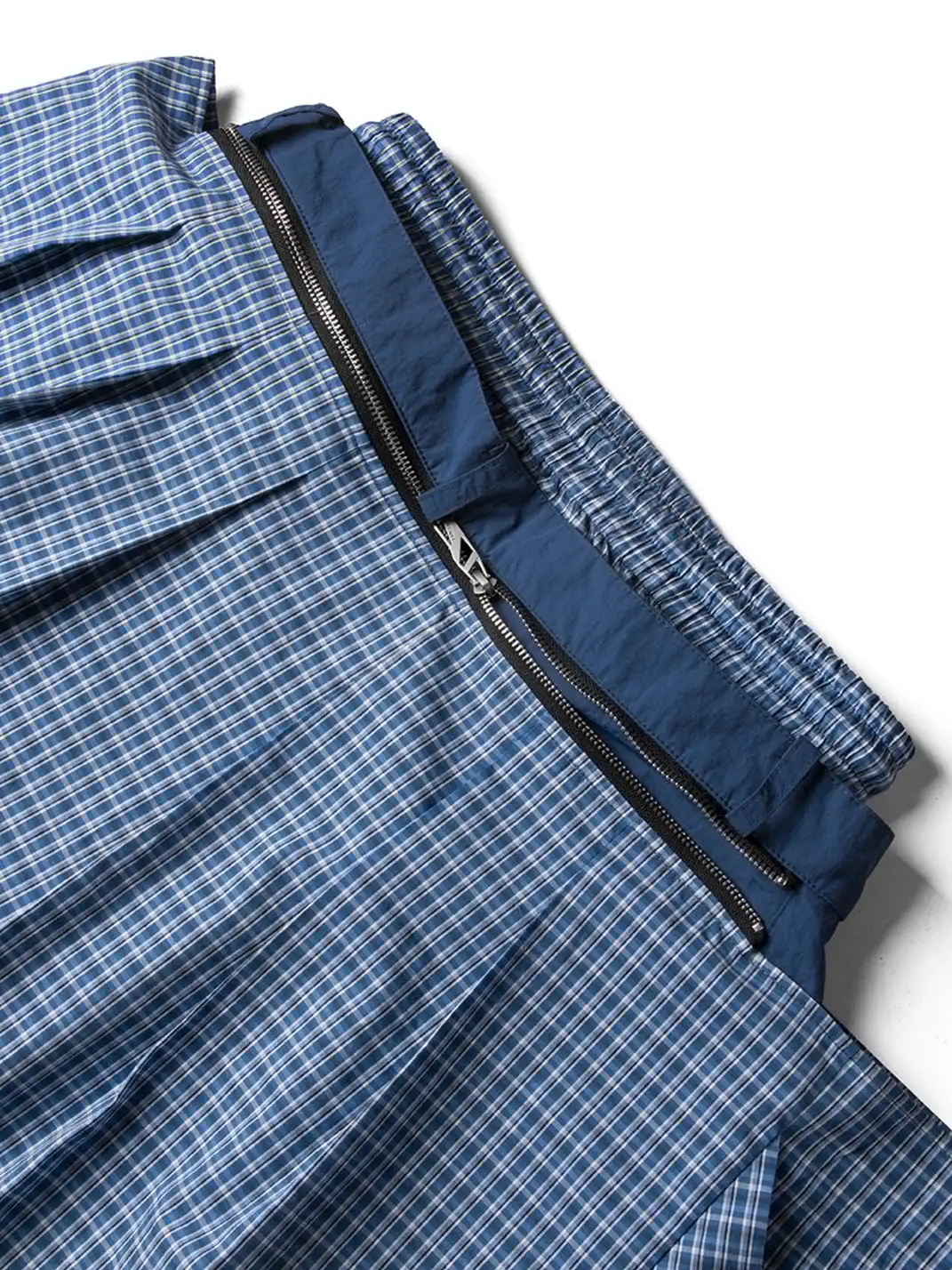 RELABEL | Drawstring Layered Double-Waistband Parachute Pants