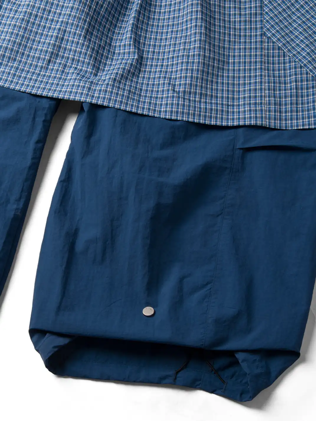 RELABEL | Drawstring Layered Double-Waistband Parachute Pants