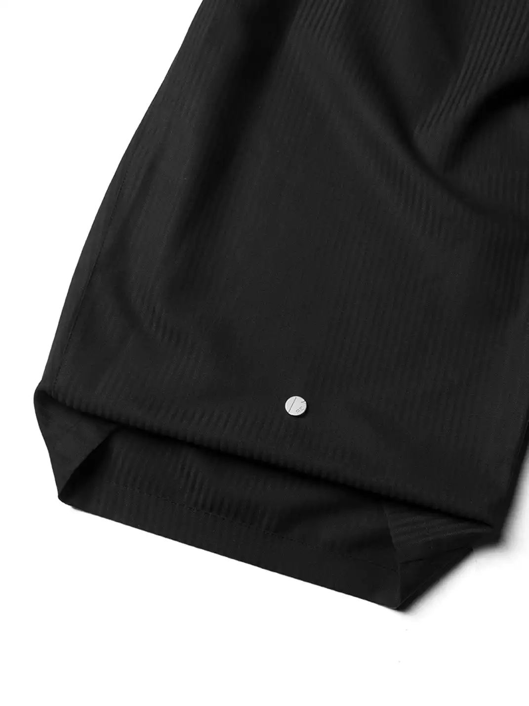 RELABEL | Pinstriped Detachable-Scarf Oversized Pants