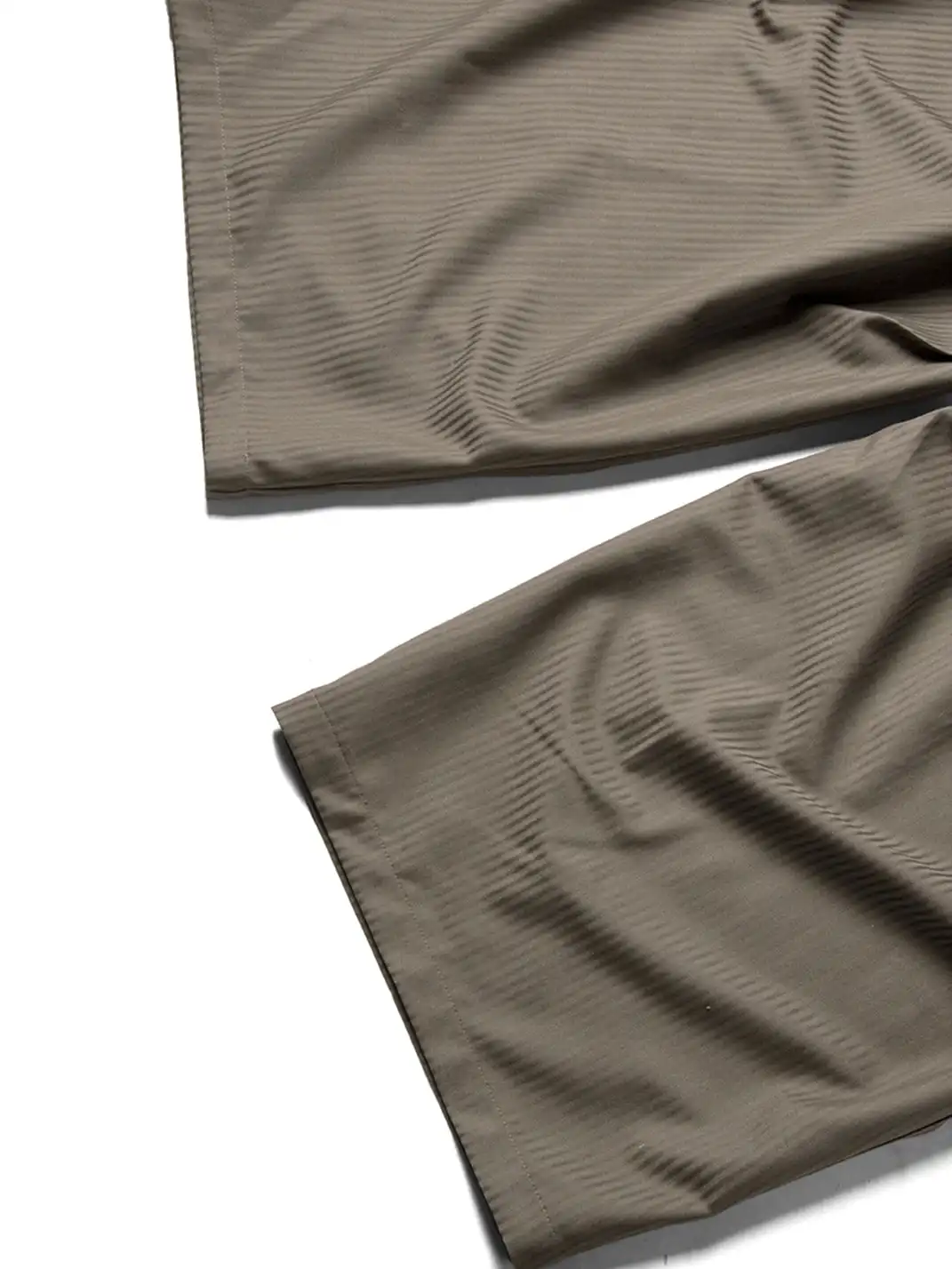 RELABEL | Pinstriped Detachable-Scarf Oversized Pants