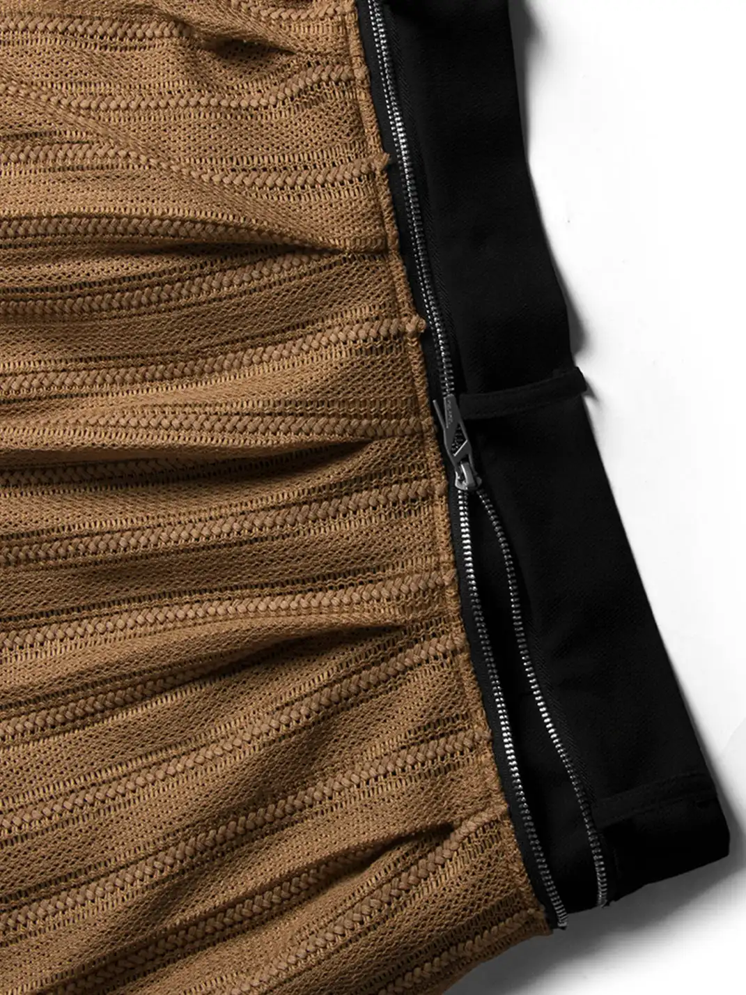 RELABEL | Layered Striped Apron Wide-Leg Pants