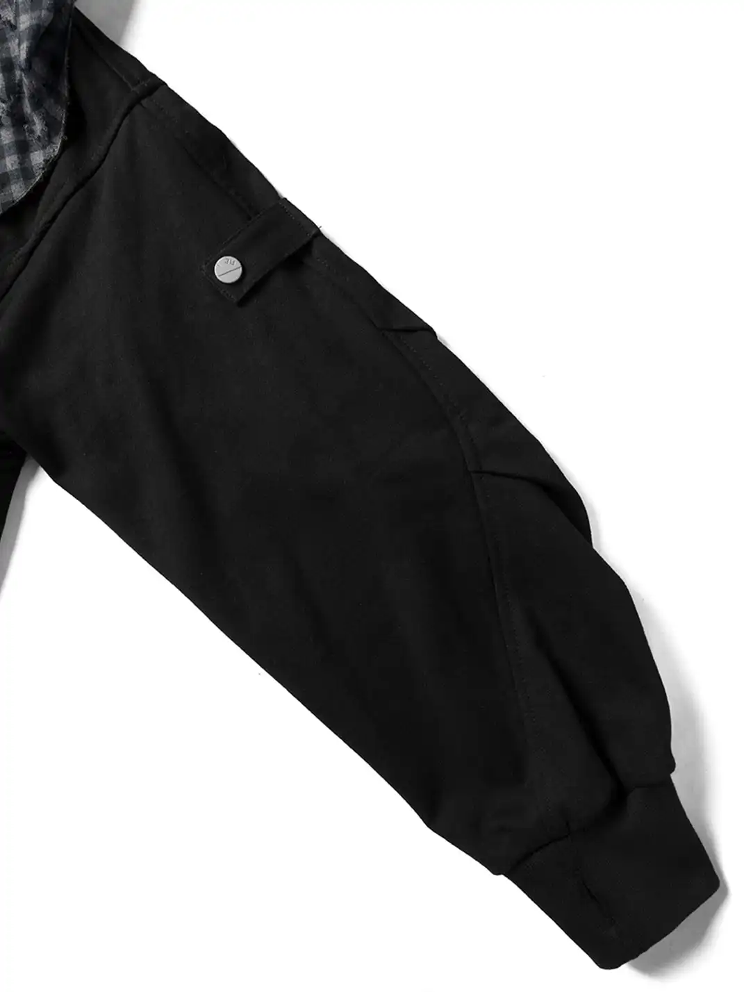 RELABEL | Detachable Plaid Hood Jacket
