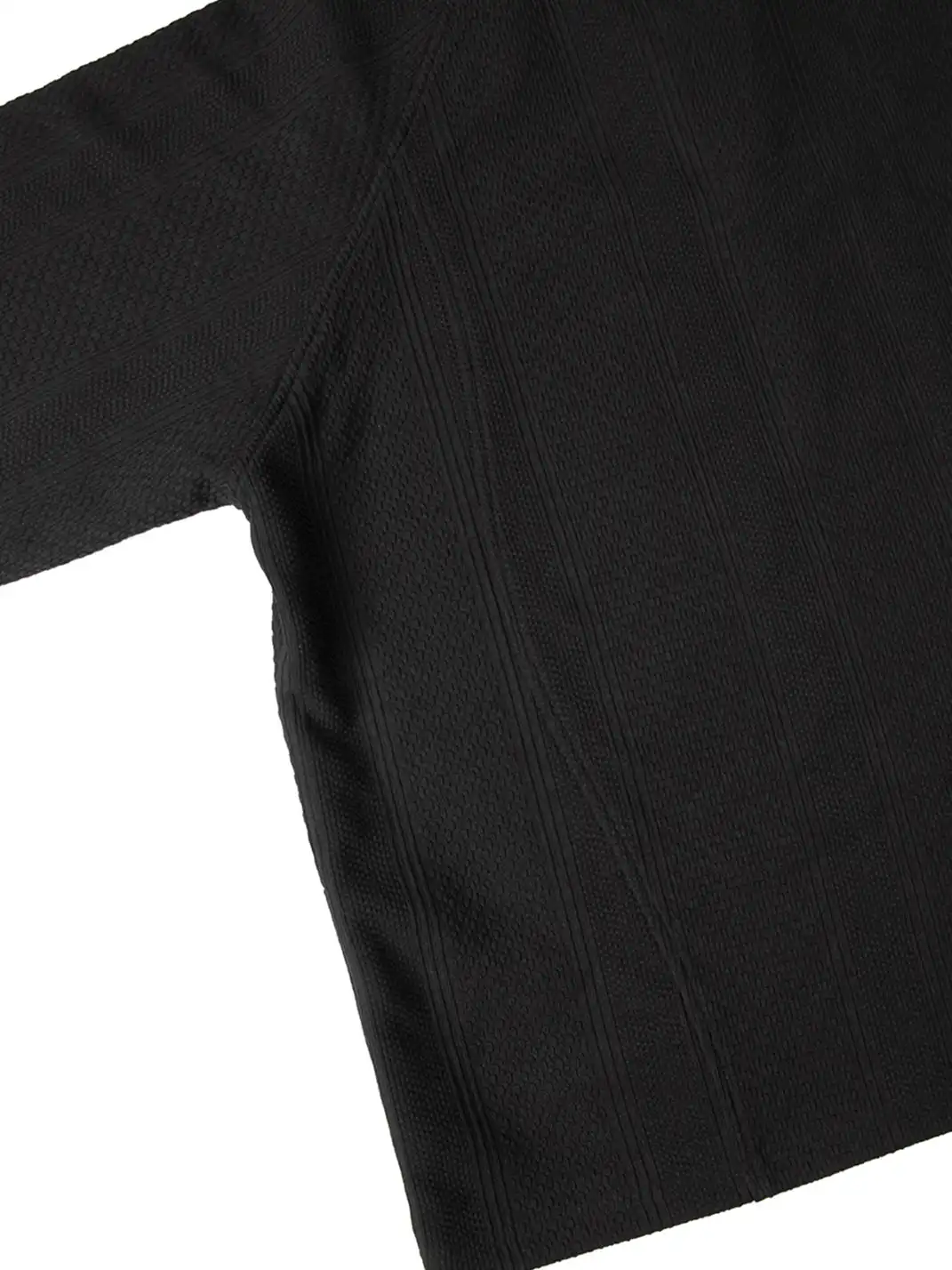 RELABEL | Contrast Faux Layered Lace-Up Sweatshirt