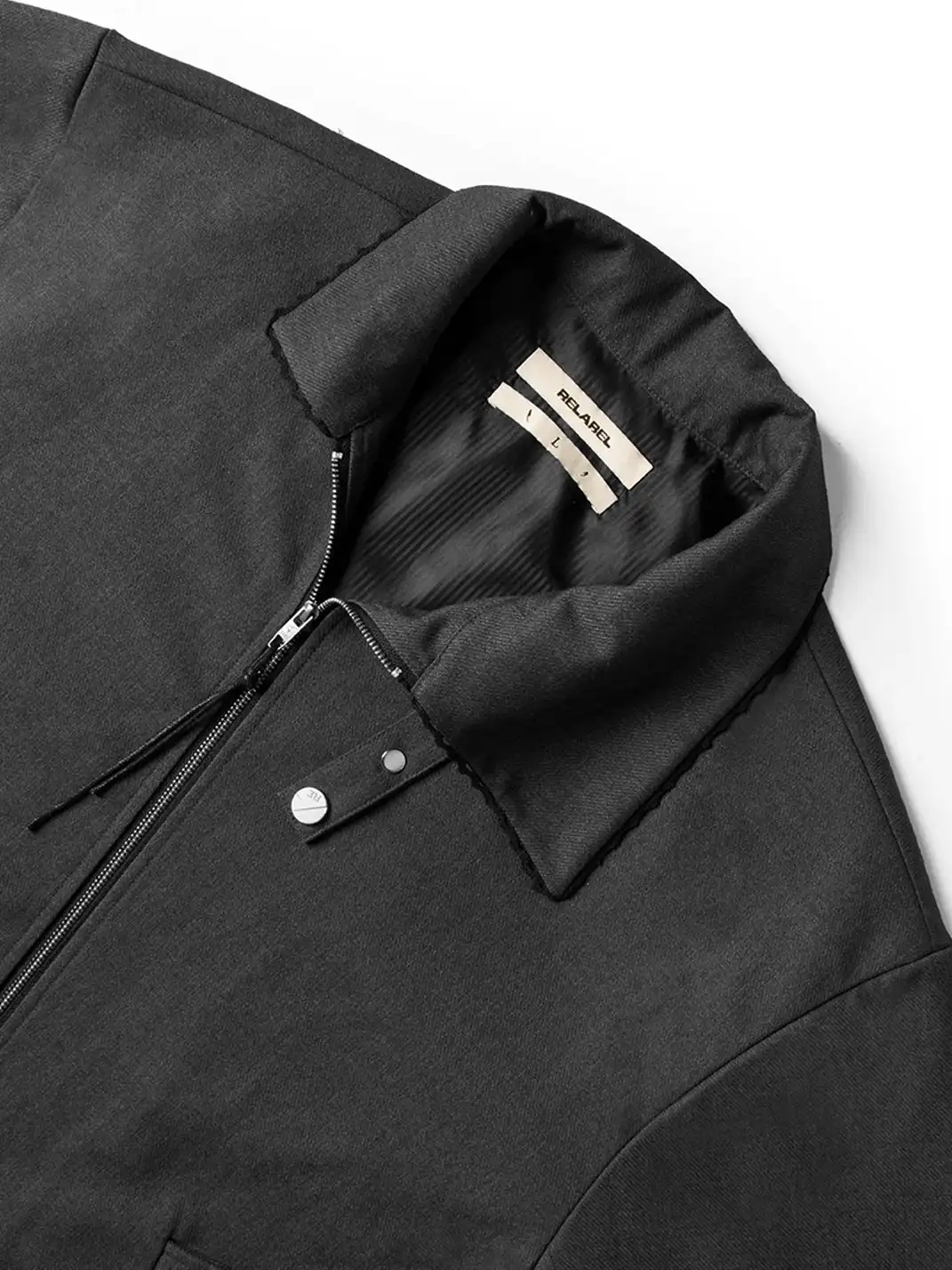 RELABEL | Asymmetric Double Slider Zip Jacket