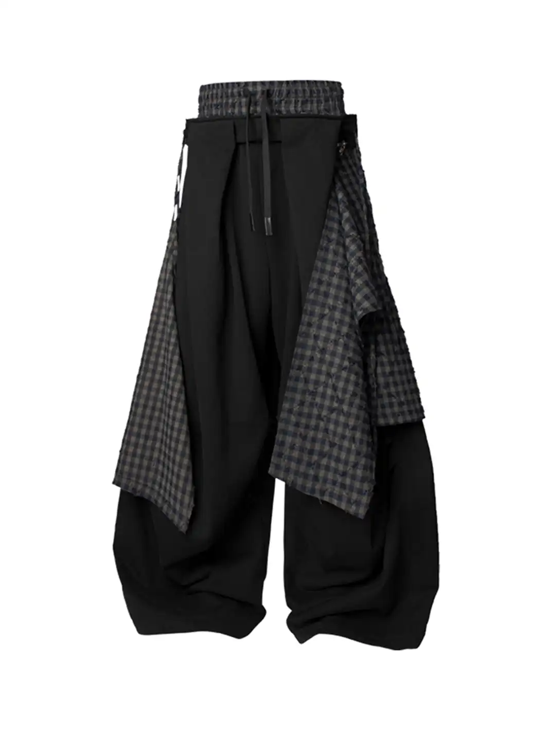 RELABEL | Double Waistband Detachable Back Flap Oversized Sweatpants