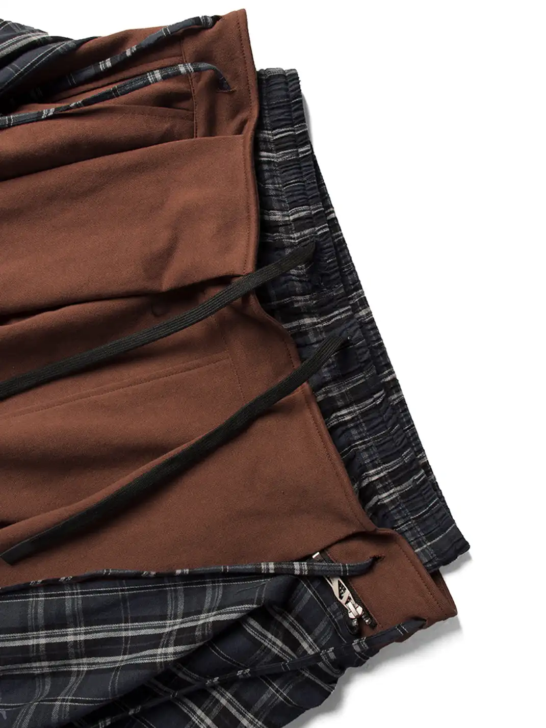 RELABEL | Double Waistband Detachable Back Flap Oversized Sweatpants