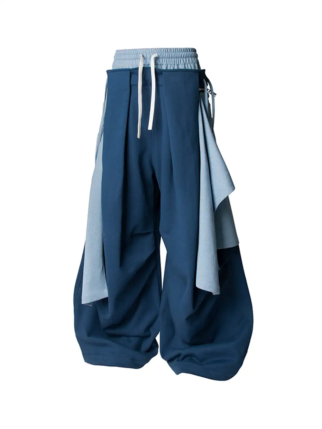 RELABEL | Double Waistband Detachable Back Flap Oversized Sweatpants