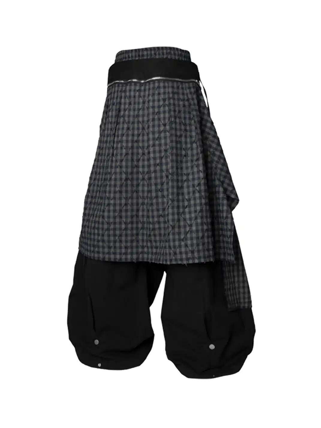 RELABEL | Double Waistband Detachable Back Flap Oversized Sweatpants