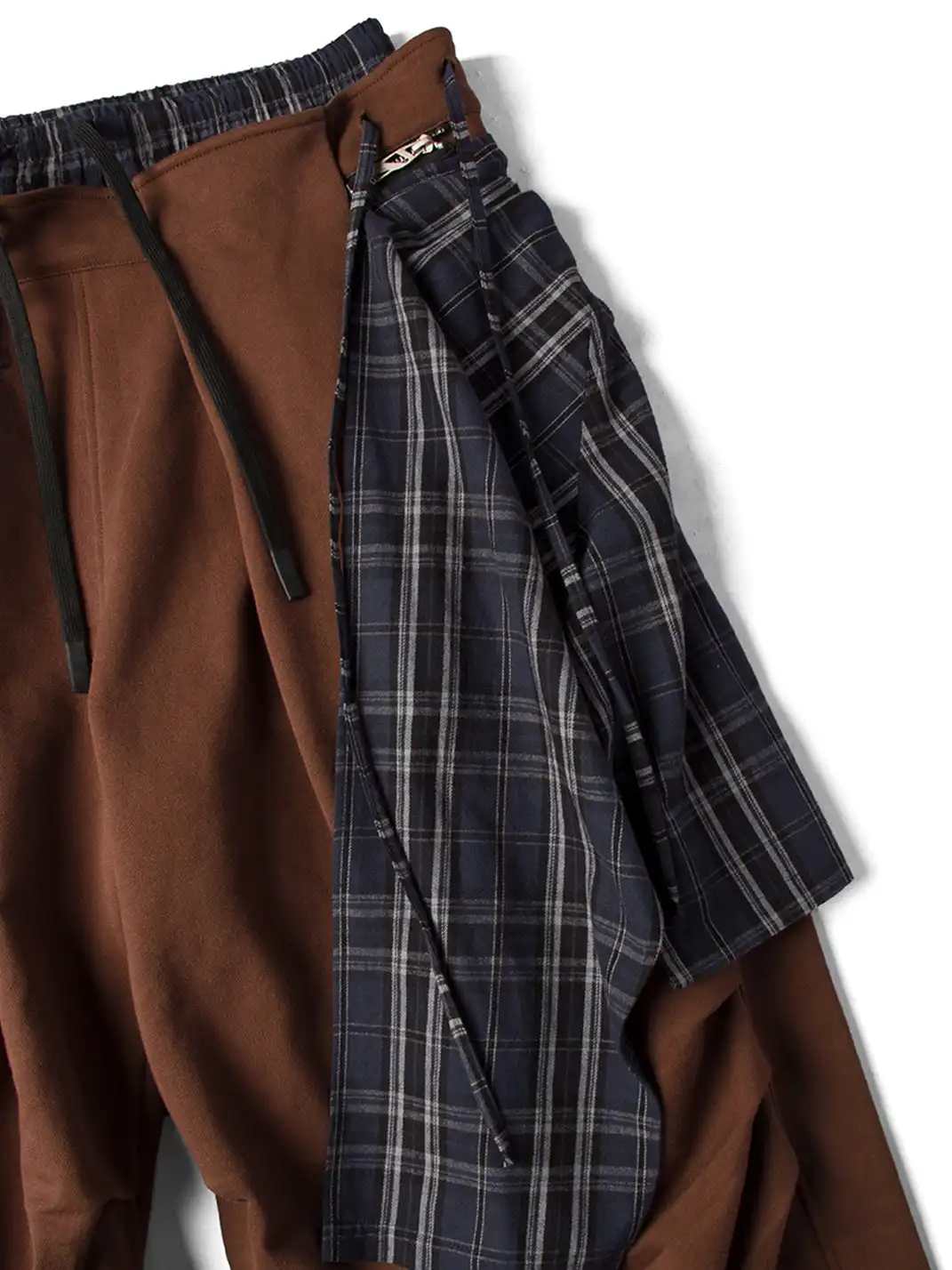 RELABEL | Double Waistband Detachable Back Flap Oversized Sweatpants