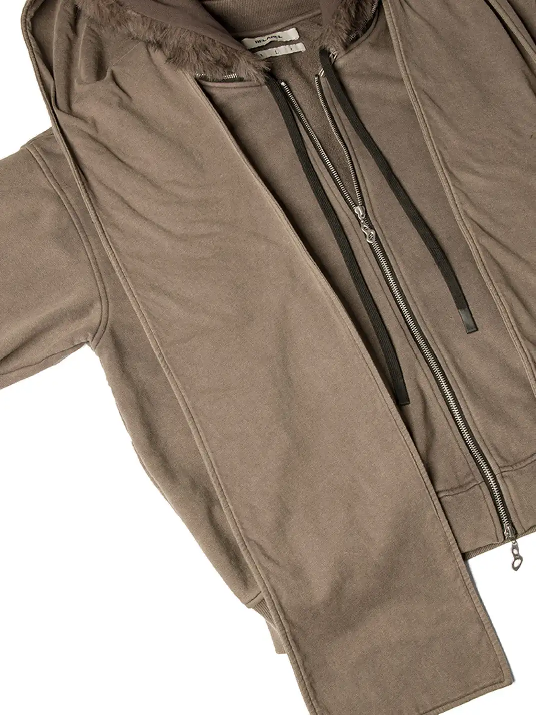 RELABEL | Detachable Faux Fur Hood Jacket