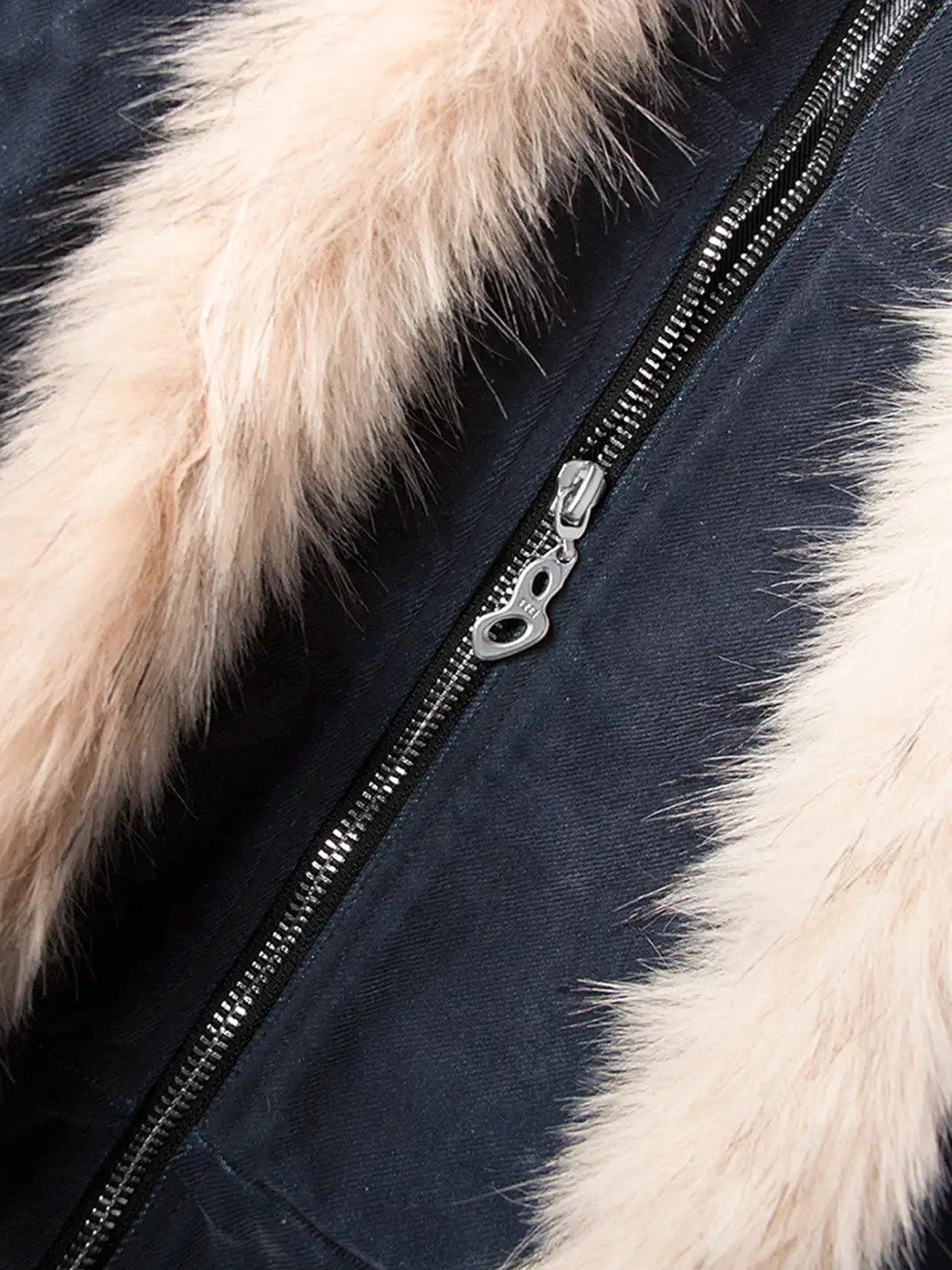 RELABEL | Detachable Faux Fur Trim Hooded Jacket