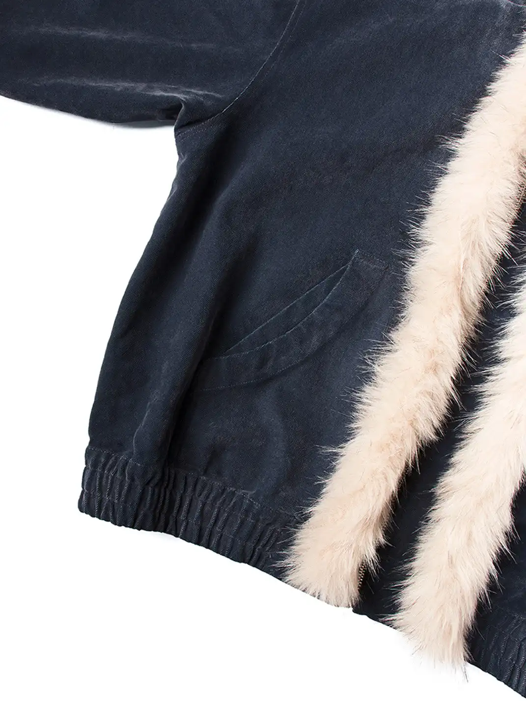 RELABEL | Detachable Faux Fur Trim Hooded Jacket