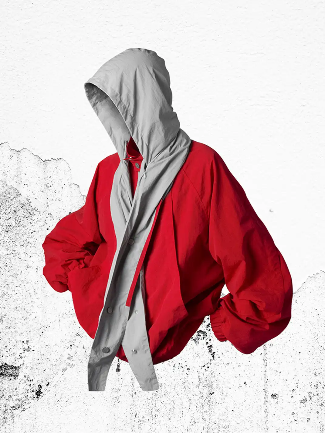 RELABEL | Detachable Hood Oversized Jacket