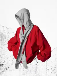 RELABEL | Detachable Hood Oversized Jacket