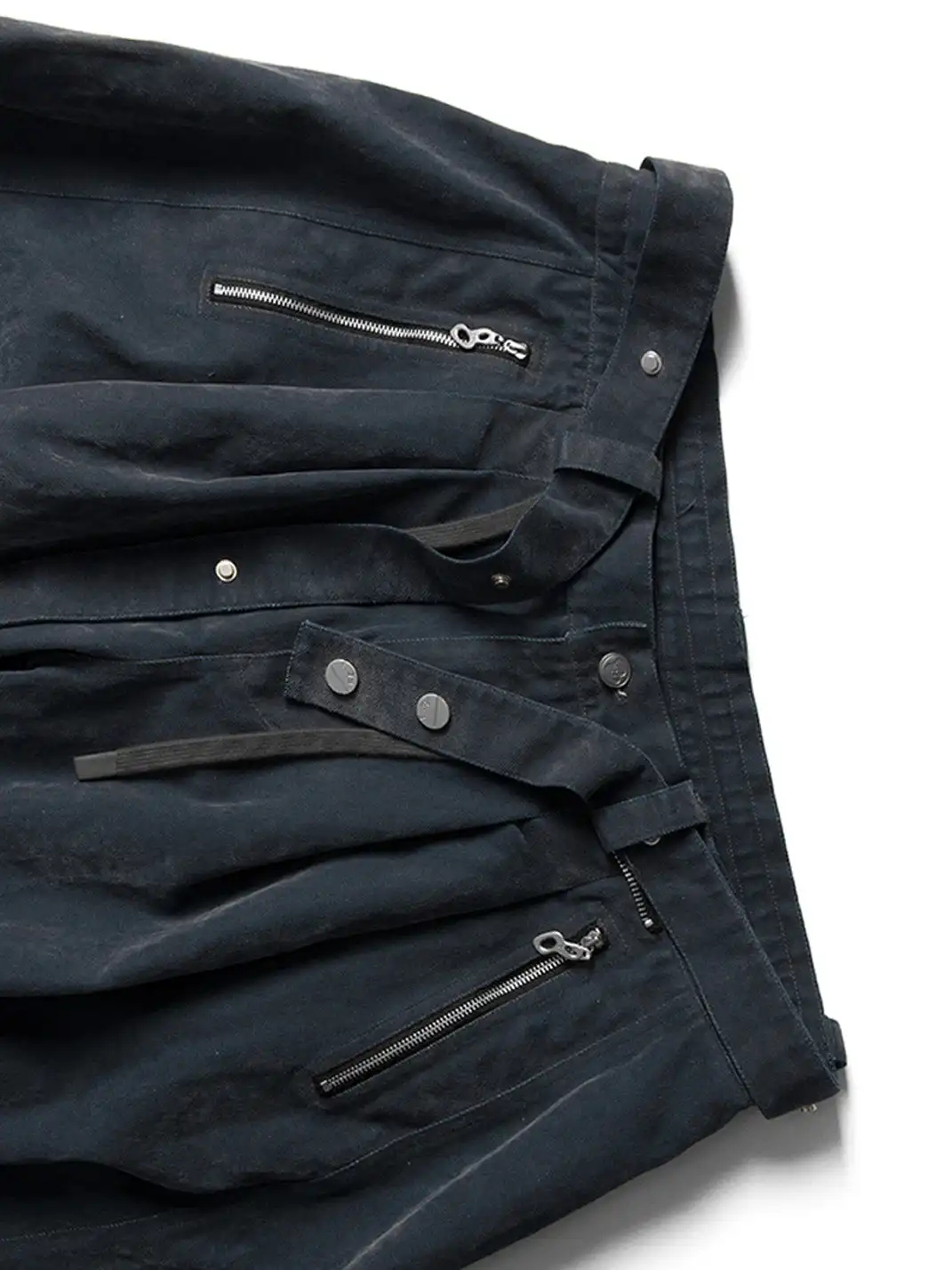 RELABEL | Velour Zip-Hem Oversized Jeans