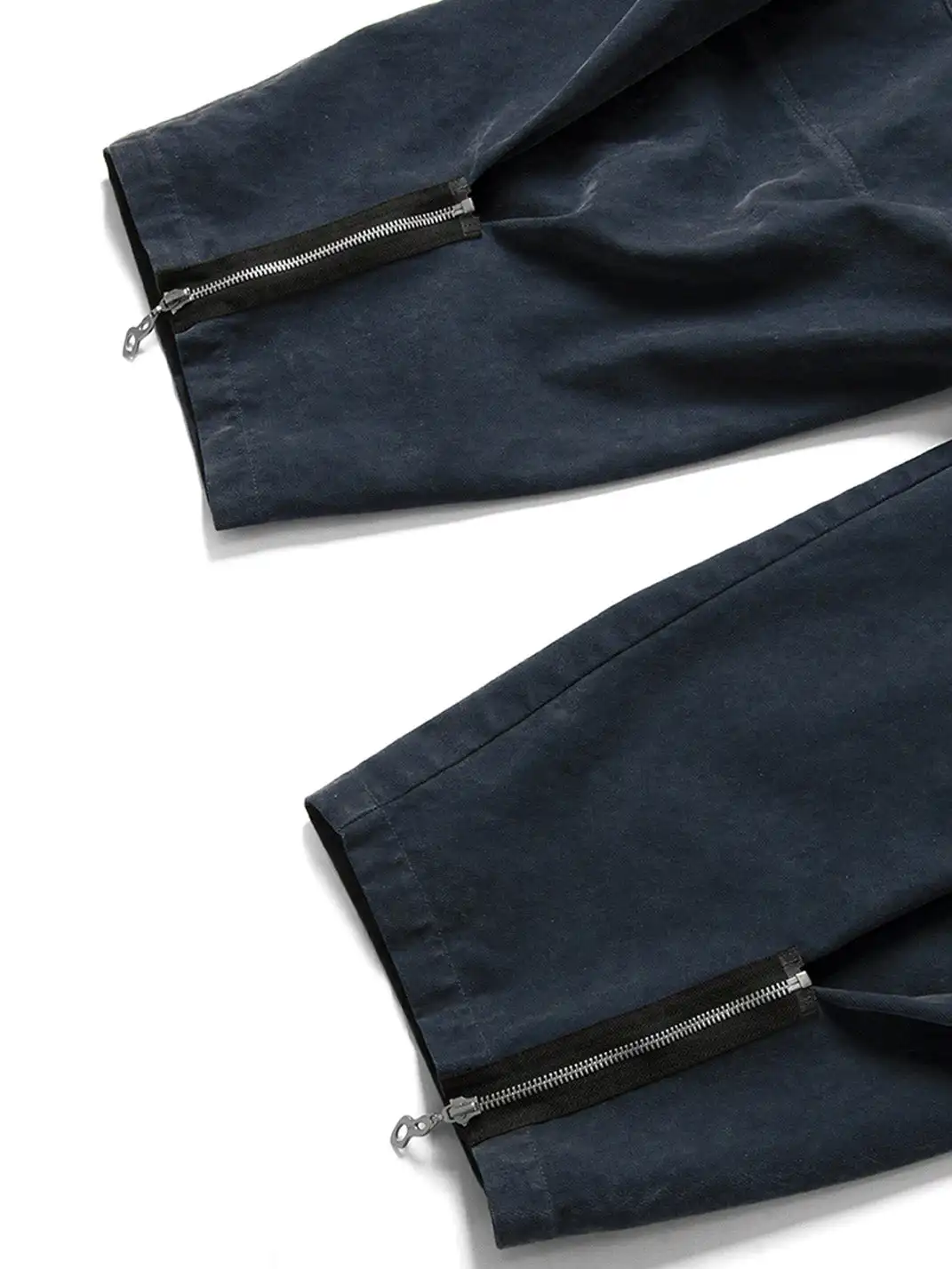 RELABEL | Velour Zip-Hem Oversized Jeans