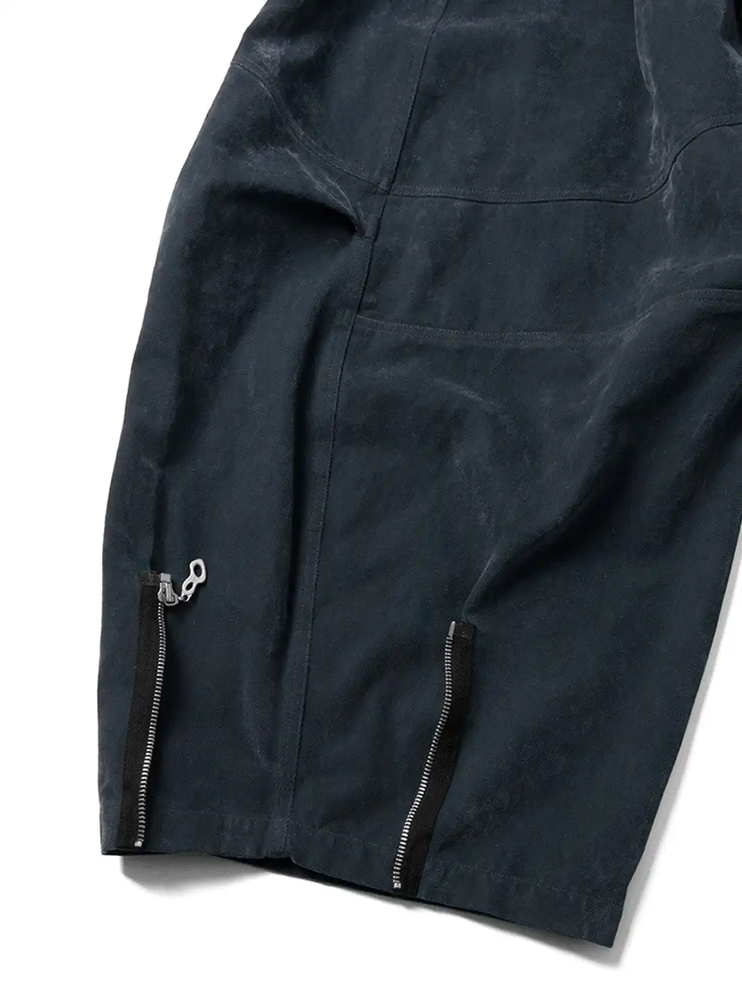 RELABEL | Velour Zip-Hem Oversized Jeans