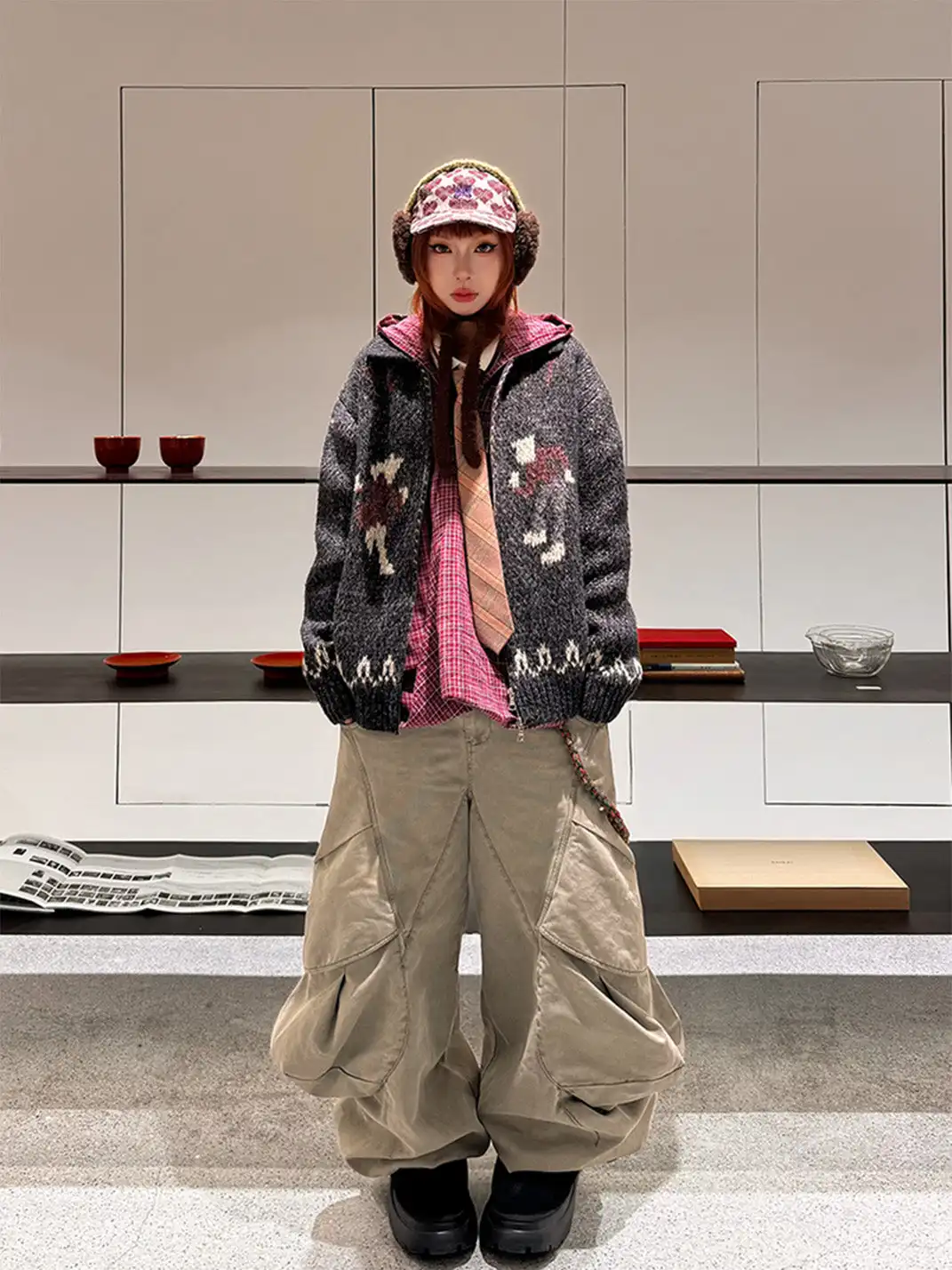 RELABEL | Multi-Pocket Panel Drawstring Pants