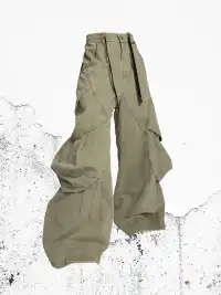 RELABEL | Multi-Pocket Panel Drawstring Pants