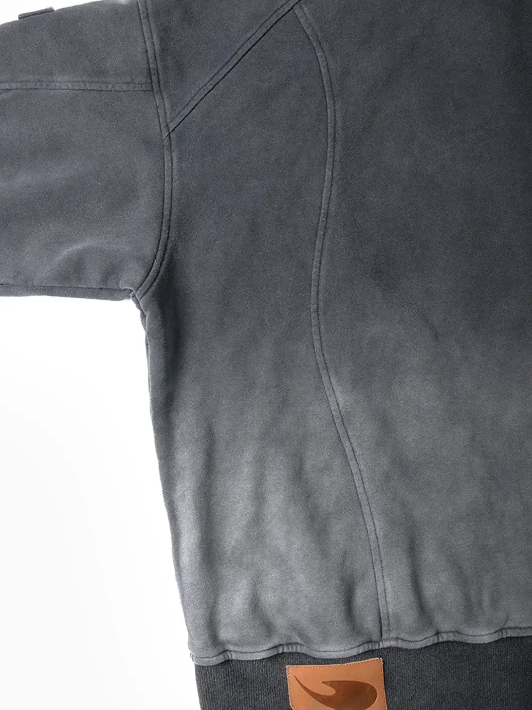 RELABEL | Gradient Washed Panel Hooded Jacket