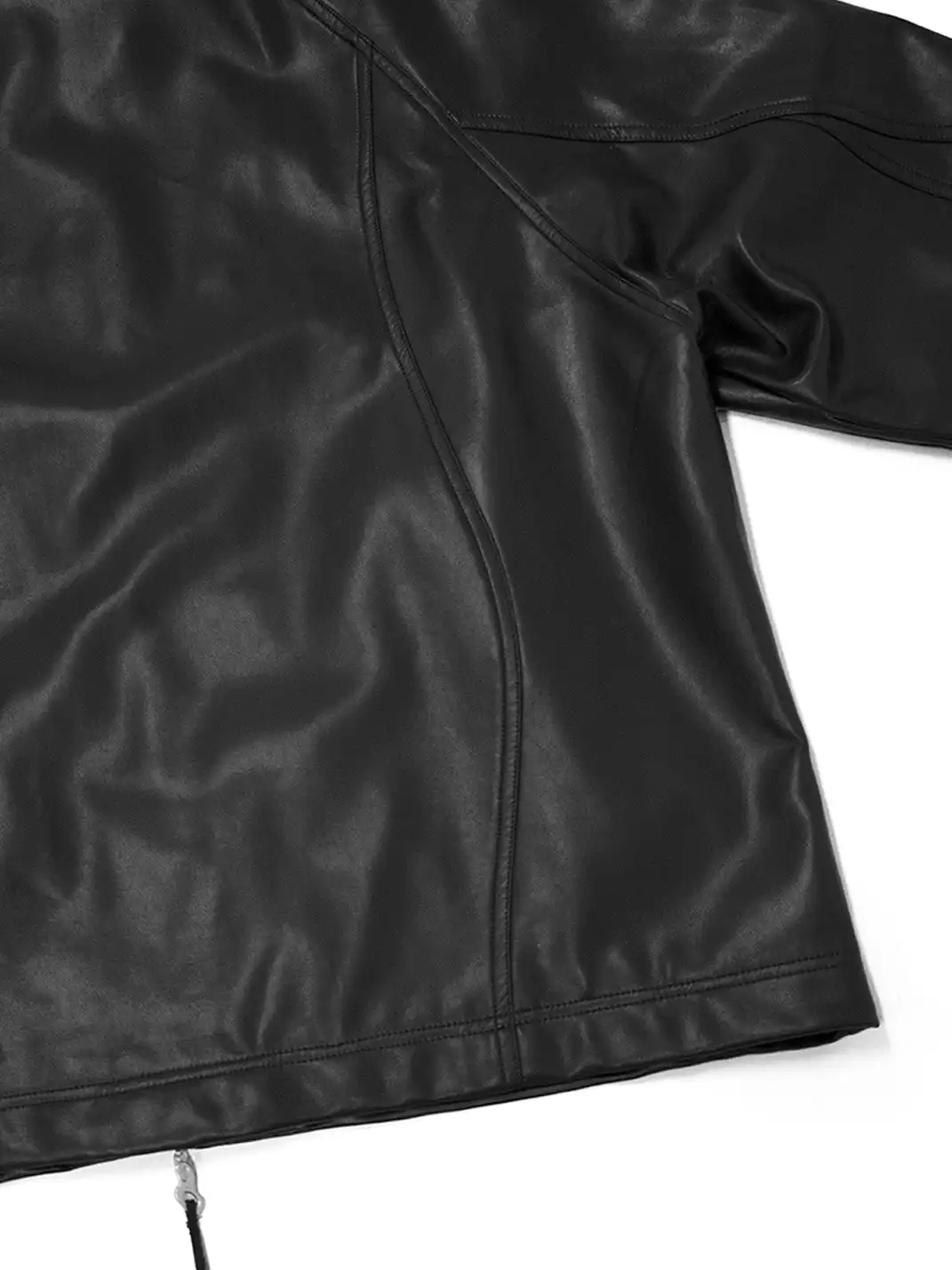 RELABEL | Multi-Pocket Faux Leather Oversized Jacket