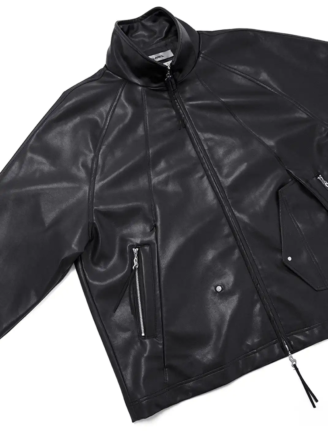 RELABEL | Multi-Pocket Faux Leather Oversized Jacket