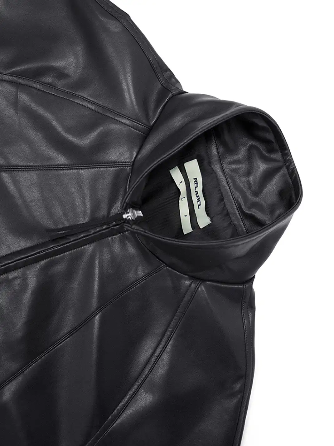 RELABEL | Multi-Pocket Faux Leather Oversized Jacket