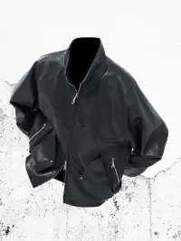 RELABEL | Multi-Pocket Faux Leather Oversized Jacket