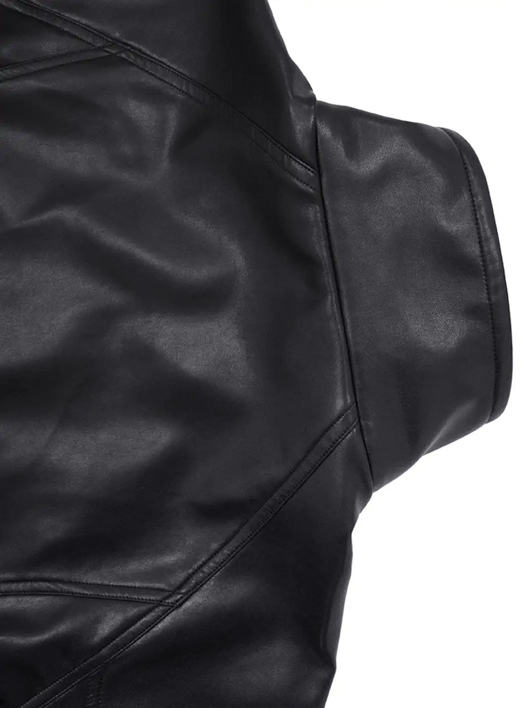 RELABEL | Multi-Pocket Faux Leather Oversized Jacket