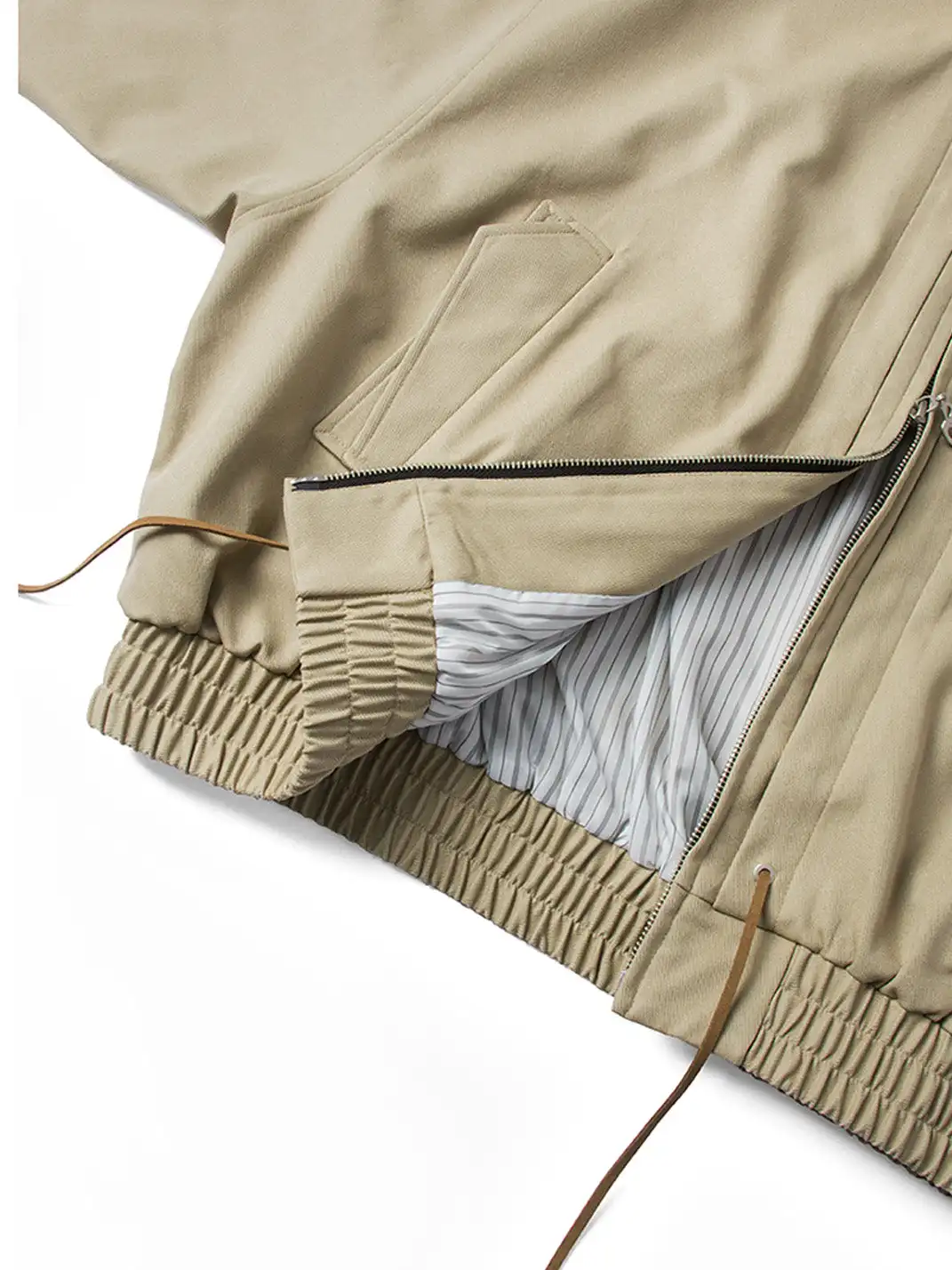 RELABEL | Detachable Hood Batwing Sleeve Jacket