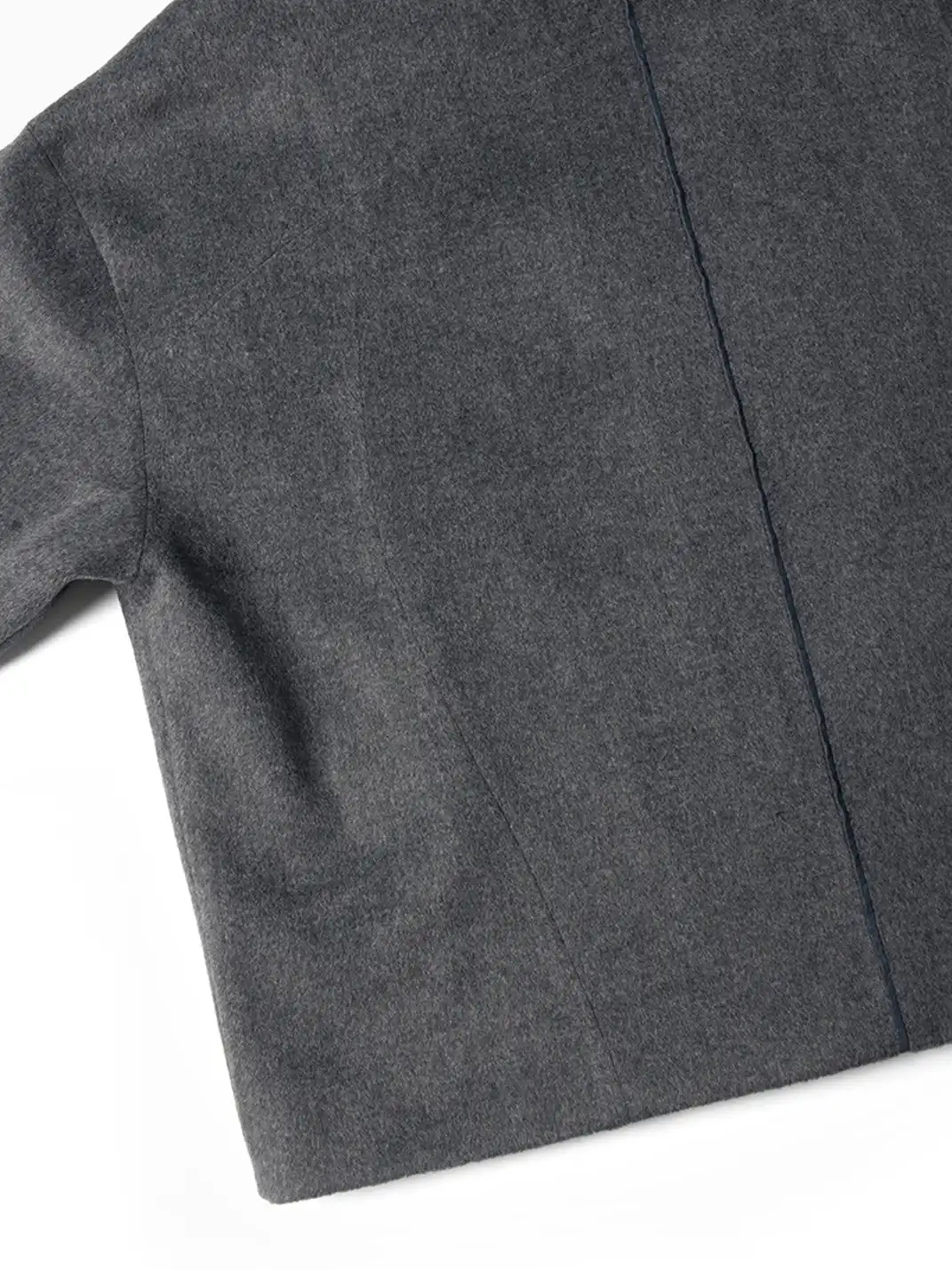 RELABEL | Asym Wool-Blend Curved Panel Jacket