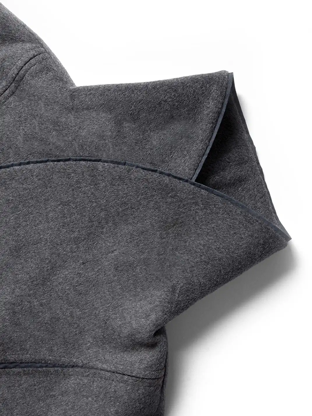 RELABEL | Asym Wool-Blend Curved Panel Jacket