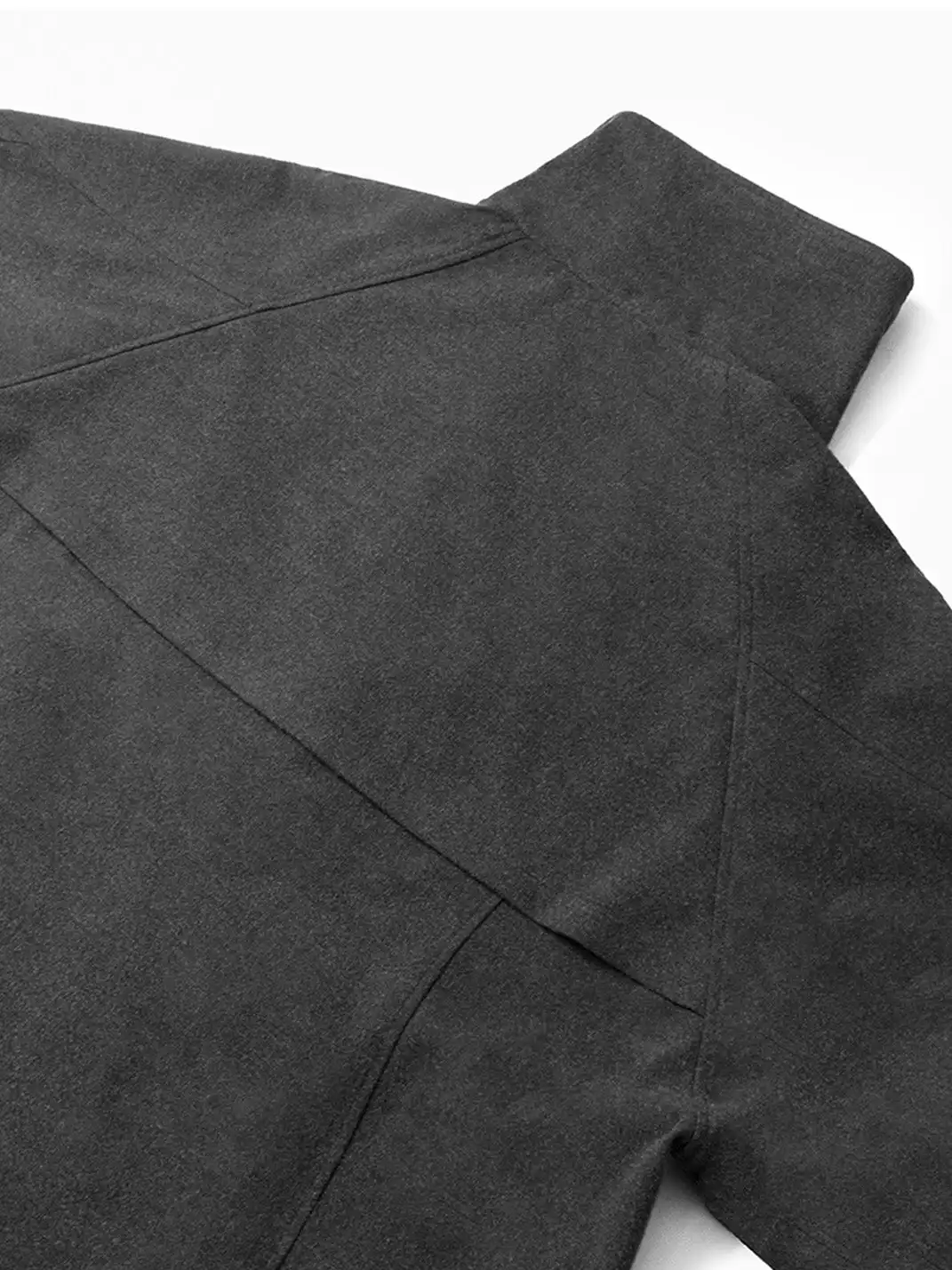RELABEL | Layered Placket Wool Blend Coat
