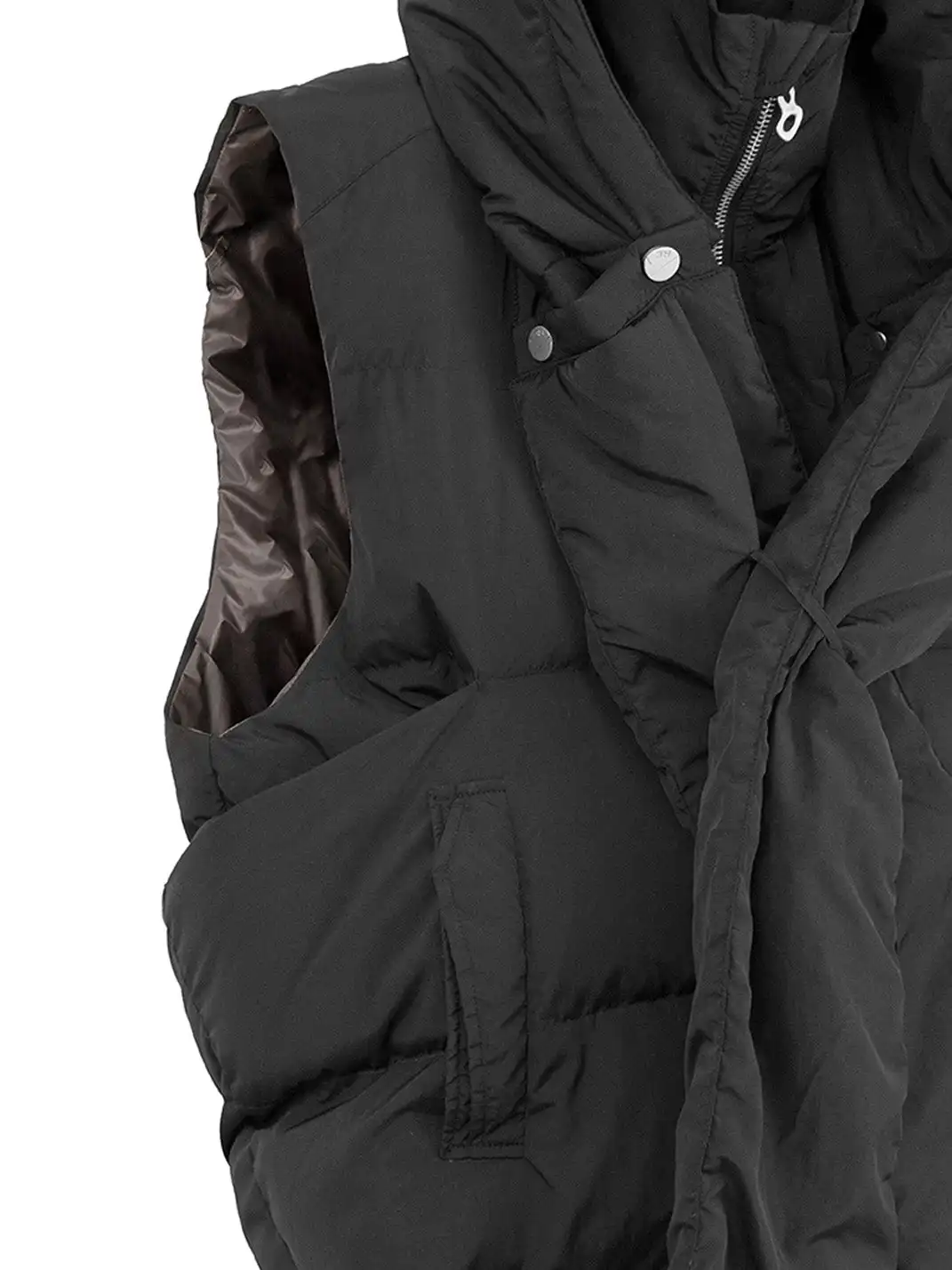 RELABEL | Reversible Detachable Hooded Insulated Vest