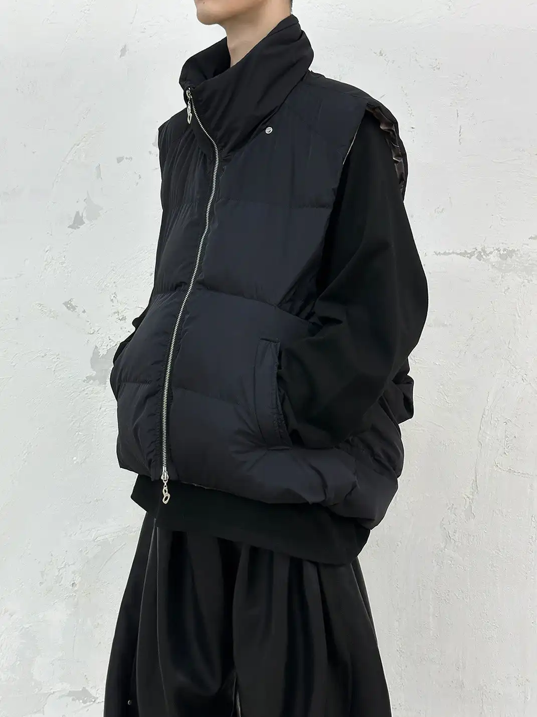 RELABEL | Reversible Detachable Hooded Insulated Vest