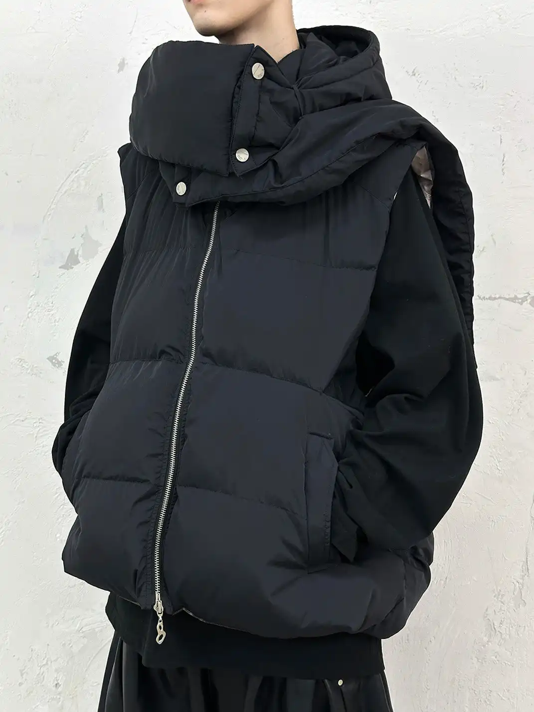 RELABEL | Reversible Detachable Hooded Insulated Vest