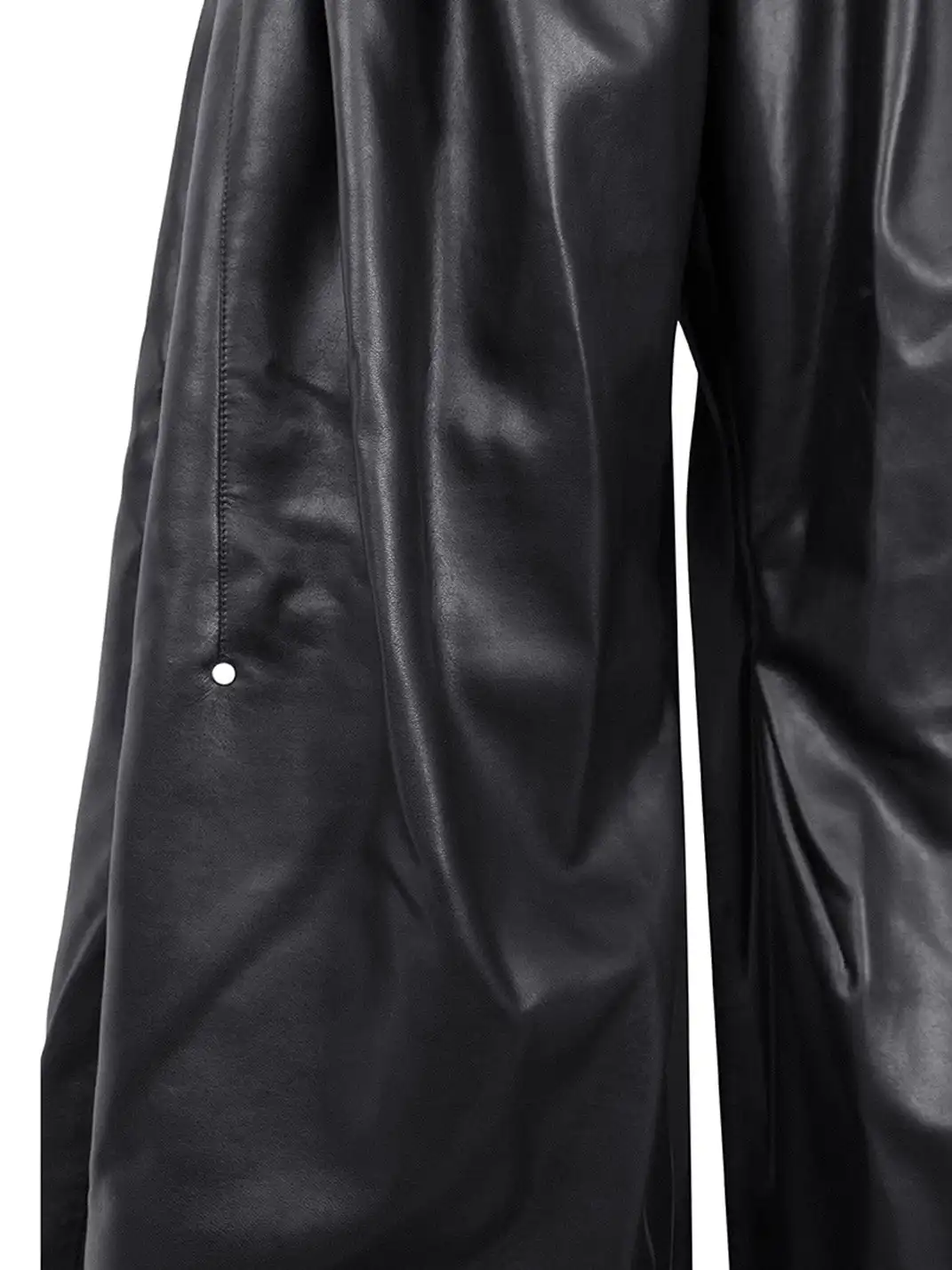 RELABEL | Pleated Rivet Oversized PU Pants