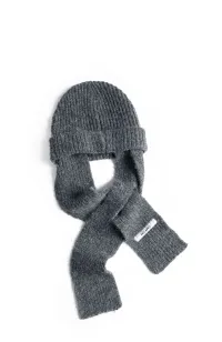RELABEL | Detachable Scarf Beanie Set