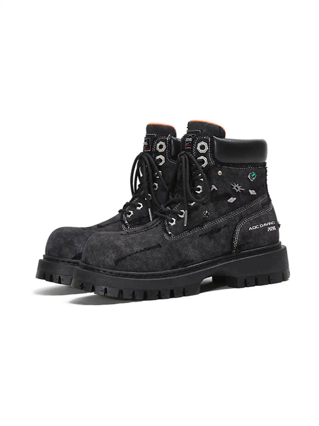 ADC | Denim Platform Combat Boots