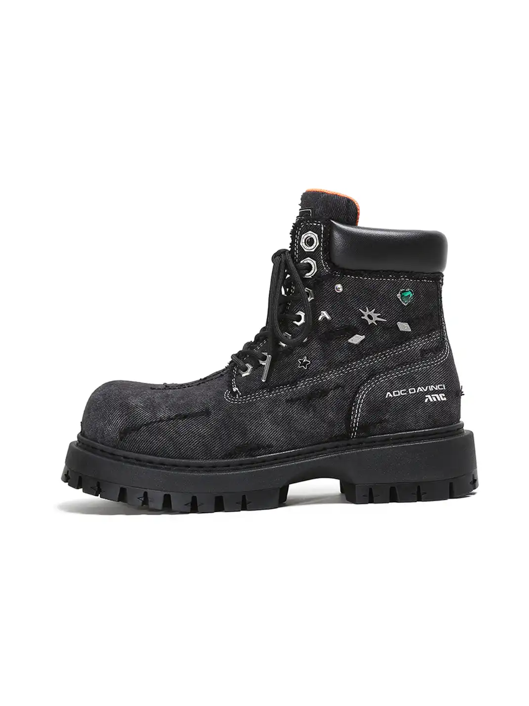 ADC | Denim Platform Combat Boots