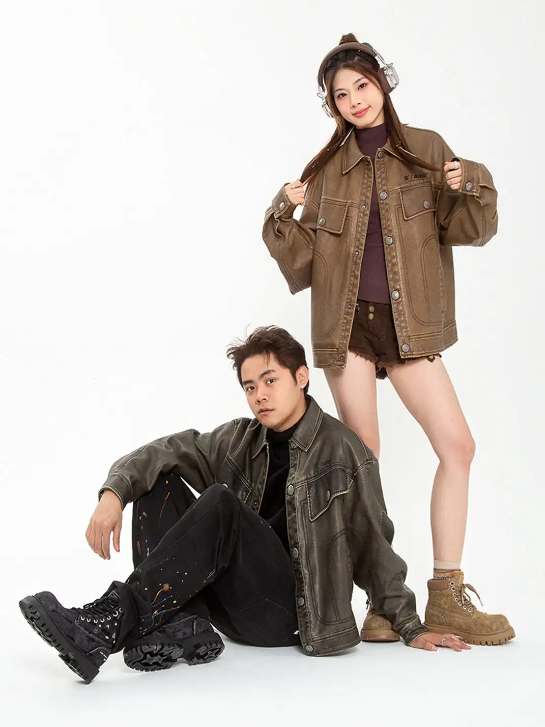 ADC | Denim Platform Combat Boots