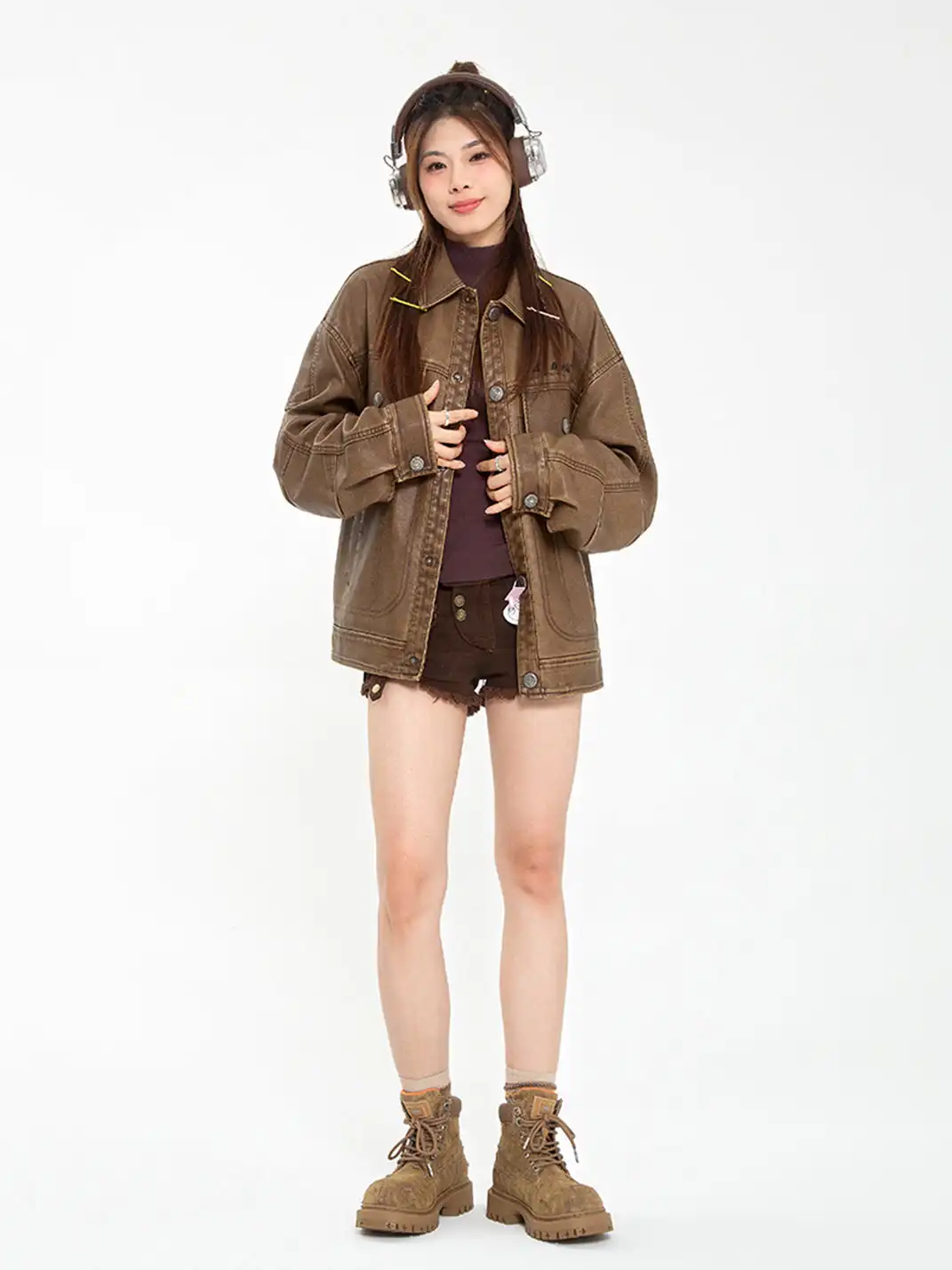 ADC | Denim Platform Combat Boots