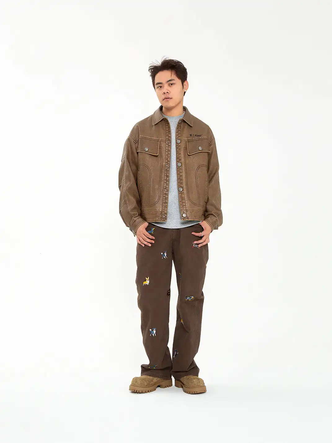 ADC | Denim Platform Combat Boots