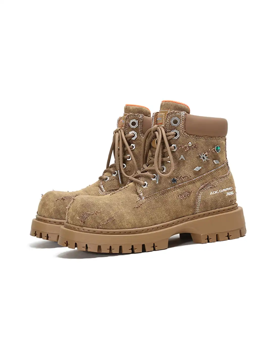 ADC | Denim Platform Combat Boots