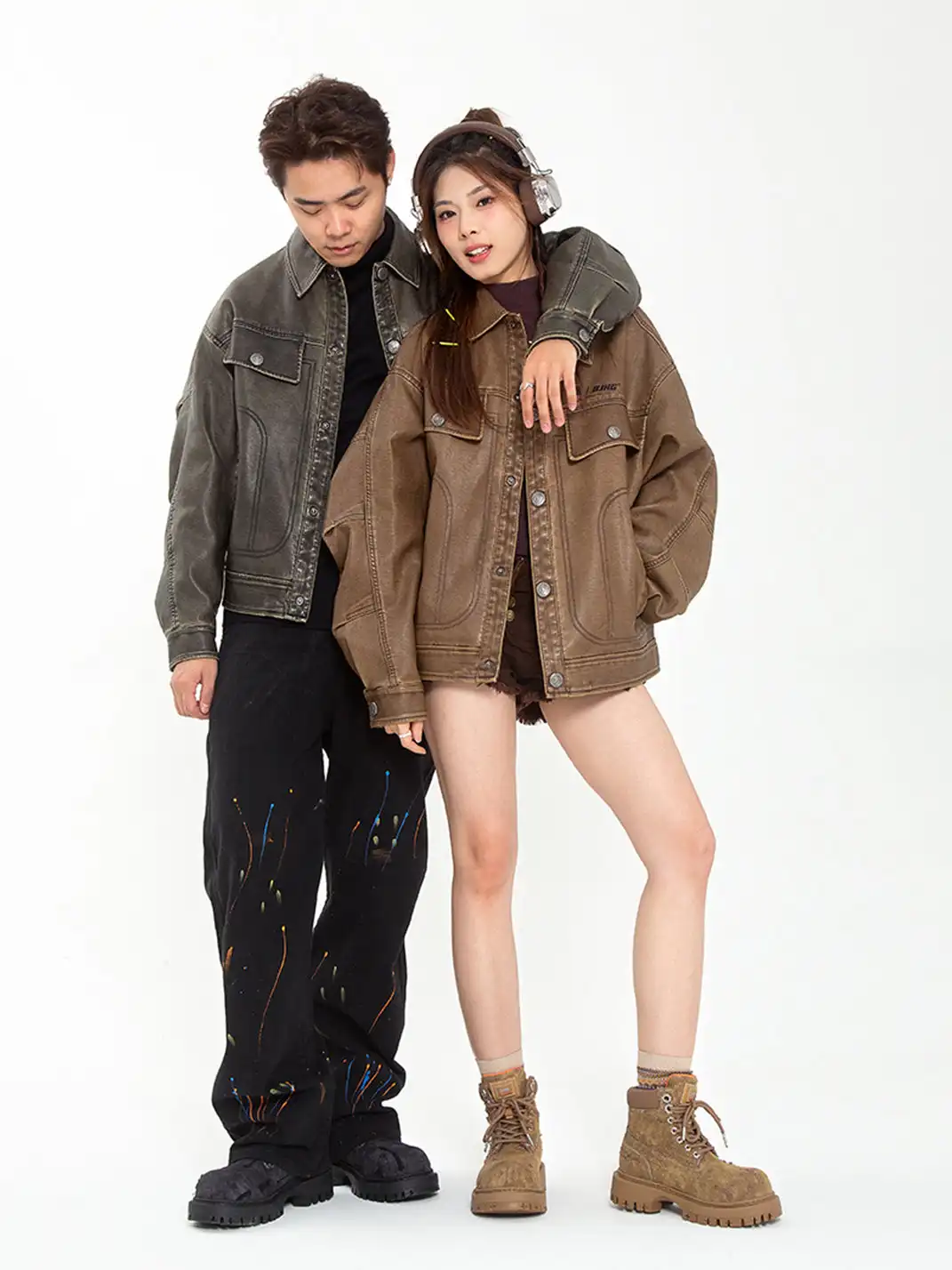 ADC | Denim Platform Combat Boots