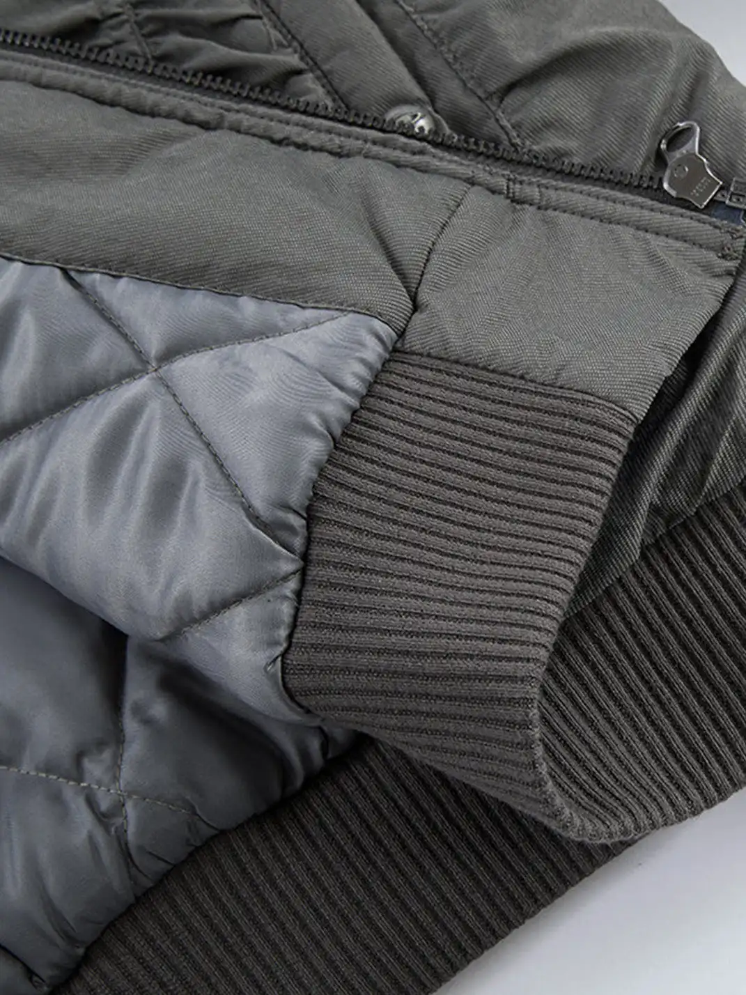 F2CE | Ruched Nylon Hooded Bomber