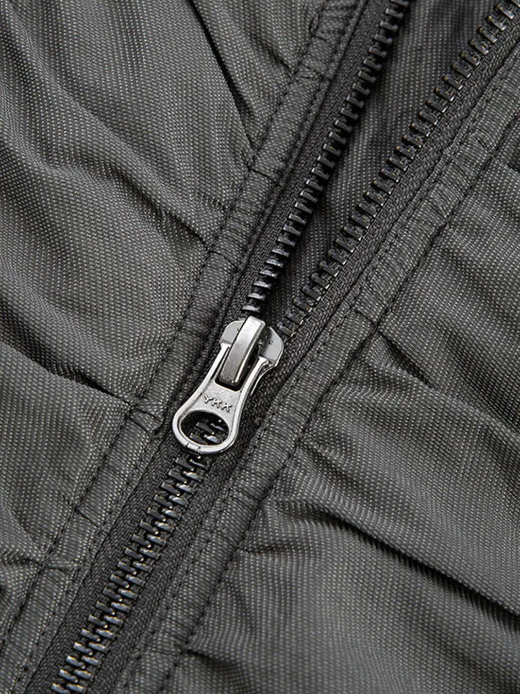 F2CE | Ruched Nylon Hooded Bomber