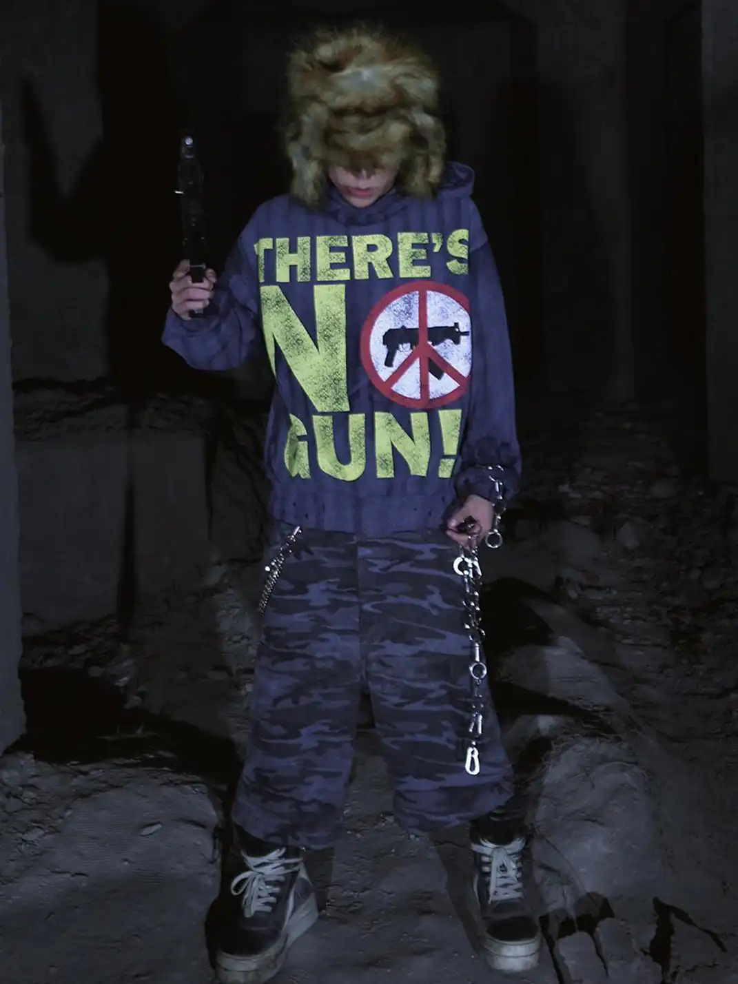 99CLUB | Letter Slogan Print Hoodie Sweatshirt